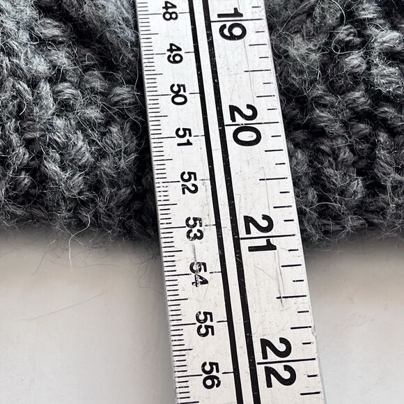 Ann Taylor Loft Womens Cardigan Sweater SZ S Wool Alpaca Blend Grey Cable Knit - Picture 9 of 9